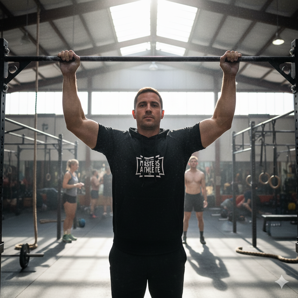 Masters Athlete Co. Iron Cross Short Sleeve Hoodie